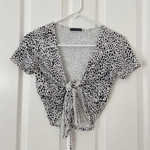 Brandy Melville Rae Wrap Tie Top